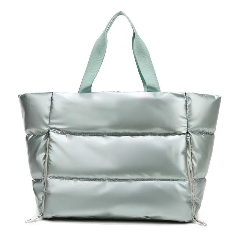 Yoga fitness bag, women's travel bag, dry and wet separation waterproof swimming bag, portable one shoulder travel luggage bag